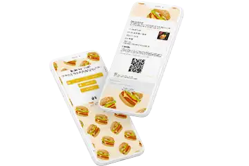 Save, share or print option of Digital Coupons shown on a smartphone.